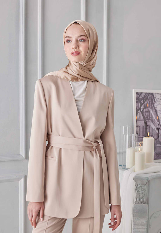 Nude Janjanlı Şal