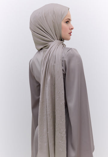 Taş Strass Taşlı İpeksi Şal