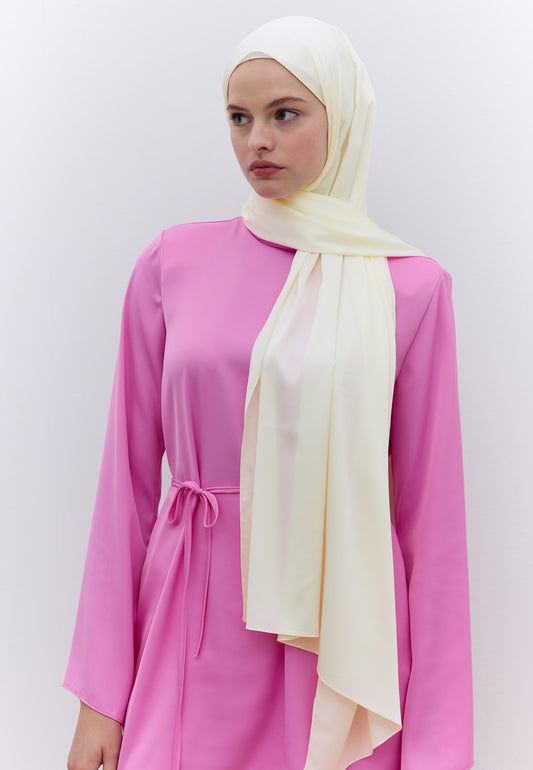 Ekru İpeksi Elegance Şal