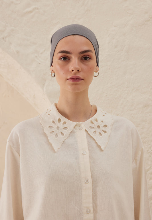 Füme Silikonlu Kaydırmaz Bone