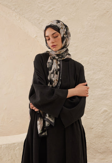 Antrasit Dora Desen Rami Şal