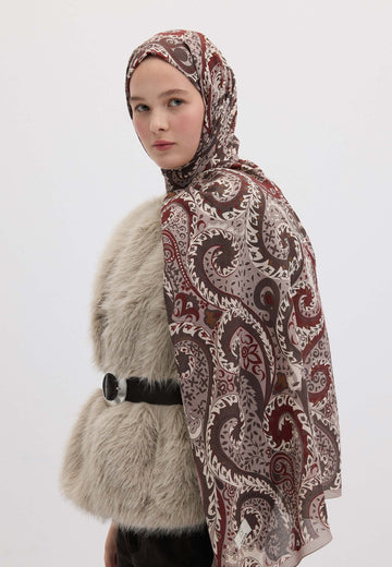 Füme Asenath Desen Şal