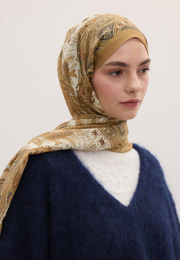 Camel Elora Desen Şal