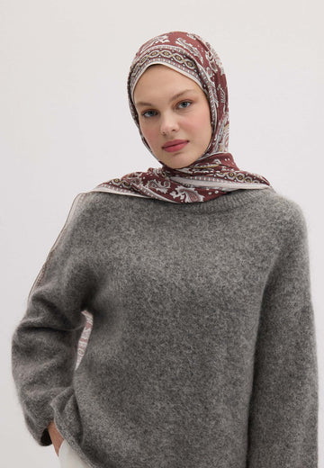 Vıntage Rose Lena Desen Şal
