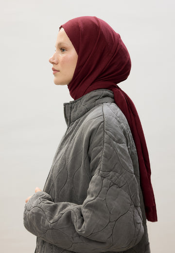 Bordo Bambu Şal