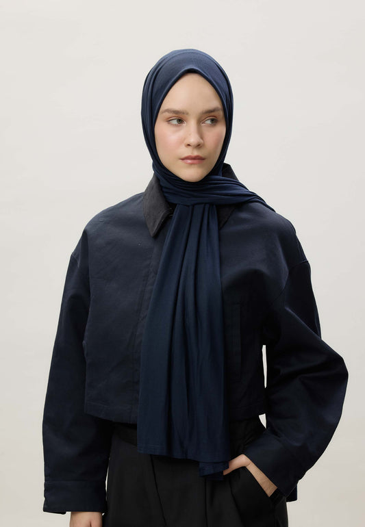 Lacivert Penye Şal