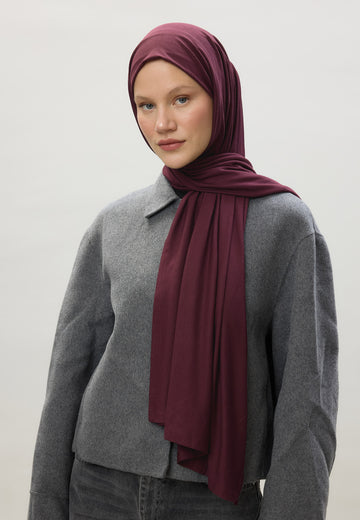 Penye Şal Bordo