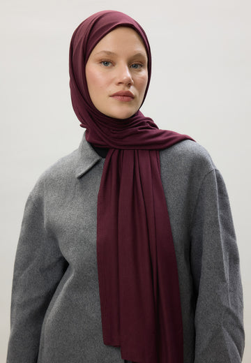Penye Şal Bordo