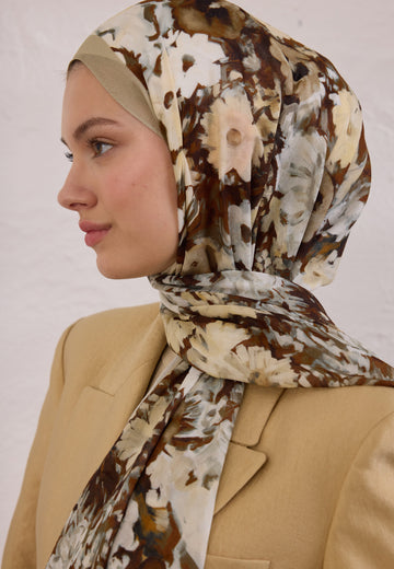 Vizon Beauty Blossom Desen Rami Şal