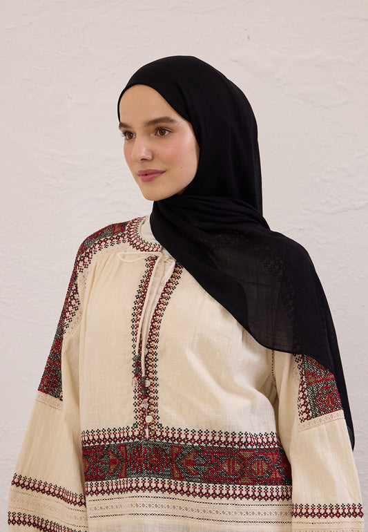 Siyah Soft Viskon Şal