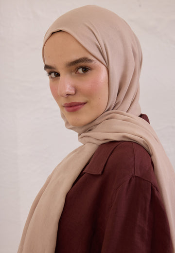 Pudra Soft Viskon Şal