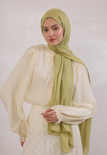 Adaçayı Soft Viskon Şal