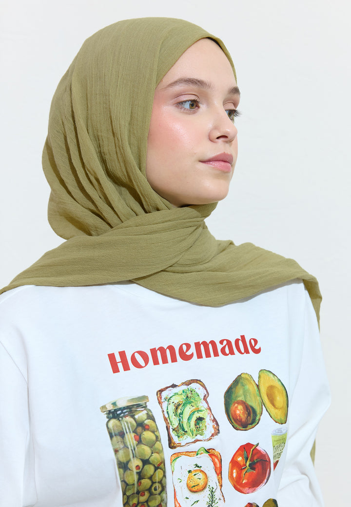 Pamuklu Keten Şal Edamame