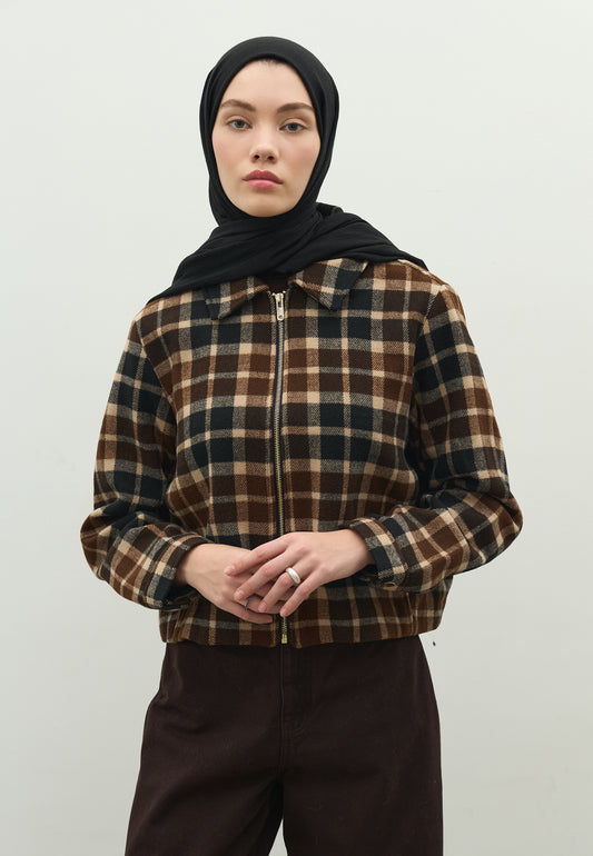 Siyah Kaşmir Dokulu Şal