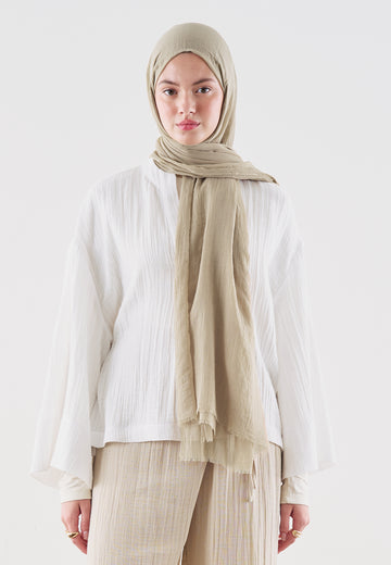 Dubai Premium Şal Natural Bej