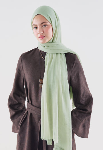 Premıum Dubaı Şal Soft Yeşil