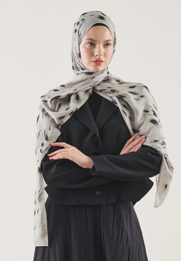 Leopard Desen Rami Şal Taş