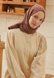 ORGANIC COTTON HIJAB CHOCOLATE