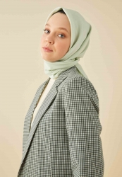 PAMUK İPEK EŞARP PASTEL YEŞİL PAMUK İPEK EŞARP PASTEL YEŞİL