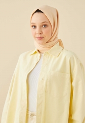 PAMUK İPEK EŞARP PASTEL SOMON PAMUK İPEK EŞARP PASTEL SOMON