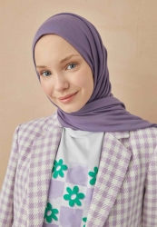 COMBED COTTON HIJAB MISTY PURPLE