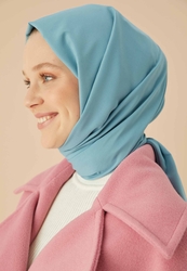 COTTON VISCOSE HIJAB SKY BLUE