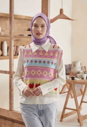 TAŞLANMIŞ ORGANİK EŞARP LAVANTA TAŞLANMIŞ ORGANİK EŞARP LAVANTA