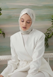 LUXURY SHINE HIJAB WHITE