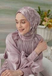 LUXURY SHINE HIJAB VINTAGE ROSE