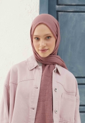 CRINKLE COTTON HIJAB DUSTY ROSE