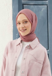 CRINKLE COTTON HIJAB ROSE