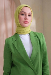 SOFT COTTON HIJAB LIME