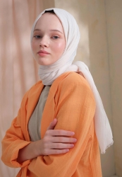 SOFT PAMUK ŞAL KIRIK BEYAZ SOFT PAMUK ŞAL KIRIK BEYAZ