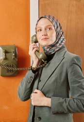 ADAIA DESEN EŞARP CAMEL