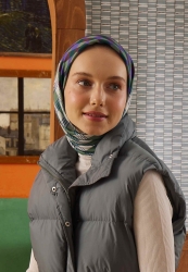 PLAID DESEN EŞARP MINT