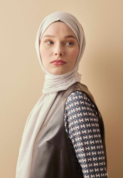 COTTON CRASH HIJAB IVORY