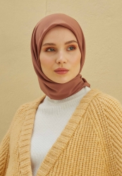 MEDİNE İPEĞİ EŞARP KOYU PUDRA MEDİNE İPEĞİ EŞARP KOYU PUDRA