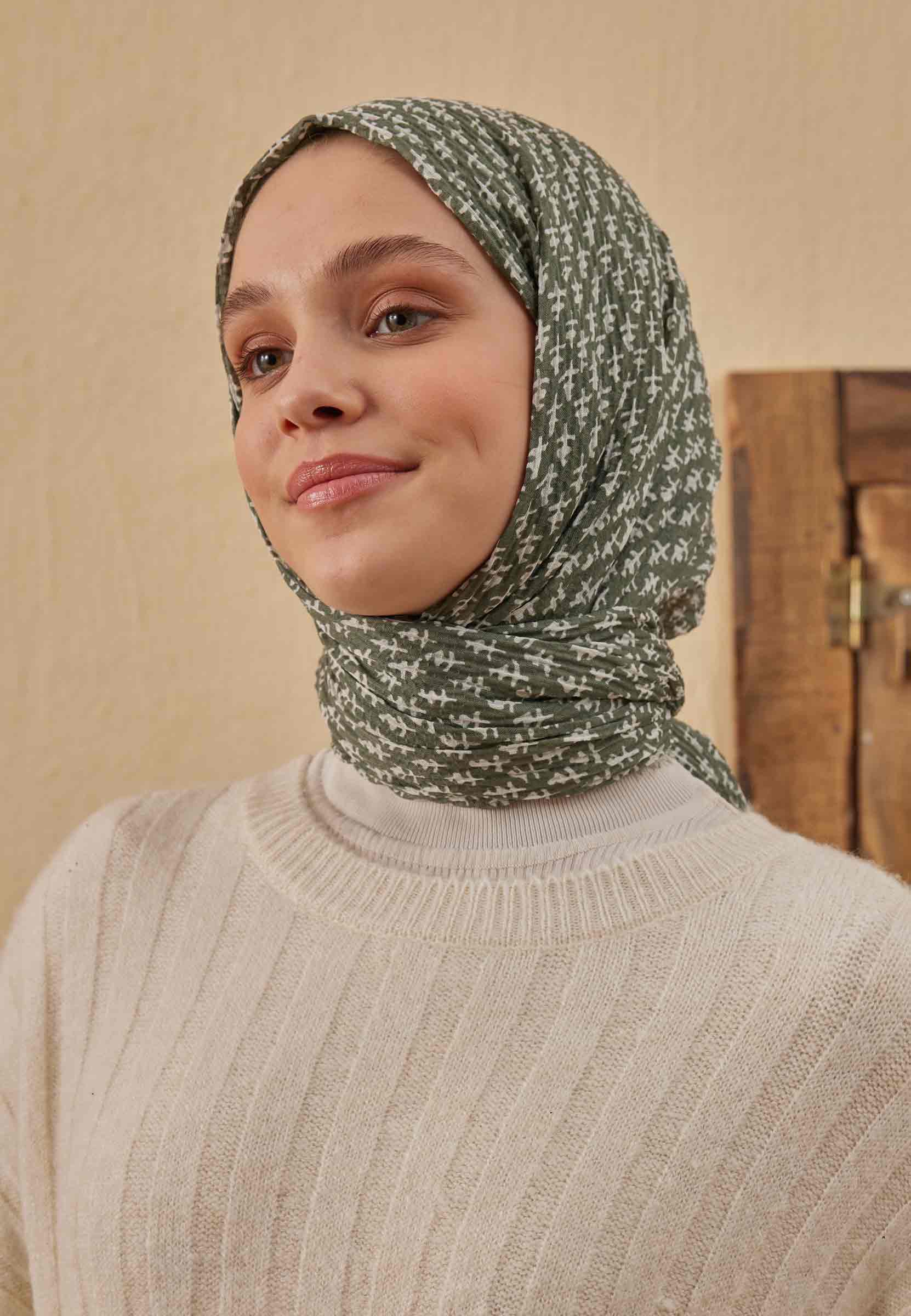 crinkle cotton hijab price