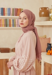 THIN COTTON VOILE HIJAB ROSE PINK