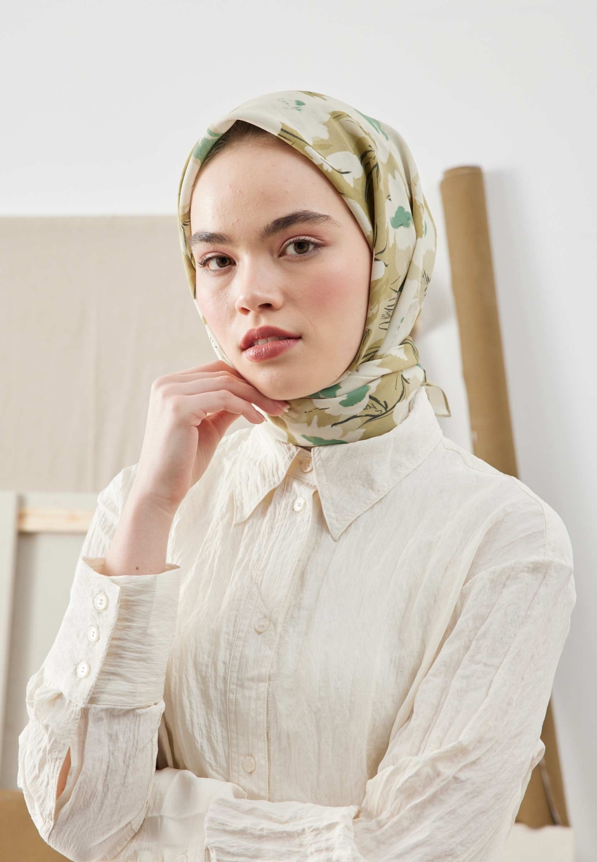 Multi Flower Desen Pamuk ä Pek Eåžarp Adaã Ayi Online Satä N Al Fresh Scarfs