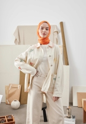 BAMBOO HIJAB ORANGE