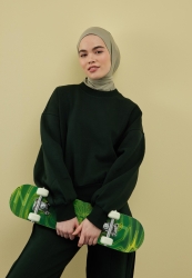 ATHLETIC HIJAB LIGHT GREEN