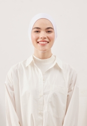 WIDE VOLUME PRACTICAL BONNET WHITE