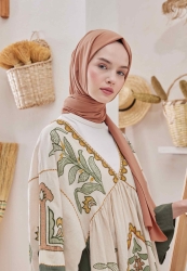 MEDİNE İPEĞİ ŞAL KOYU PUDRA MEDİNE İPEĞİ ŞAL KOYU PUDRA