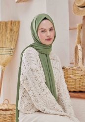 MEDINA SILK HIJAB MILDEW GREEN