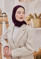 MEDİNE İPEĞİ EŞARP PATLICAN MORU MEDİNE İPEĞİ EŞARP PATLICAN MORU