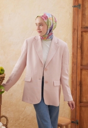 ROSE BOUQUET DESEN PAMUK İPEK EŞARP GÜLKURUSU ROSE BOUQUET DESEN PAMUK İPEK EŞARP GÜLKURUSU