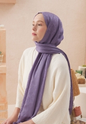 DIAMOND JACQUARD HIJAB LAVENDER