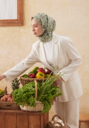 MOROCCO DESEN PAMUK İPEK EŞARP SOFT YEŞİL MOROCCO DESEN PAMUK İPEK EŞARP SOFT YEŞİL