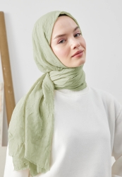 BAMBOO HIJAB ALMOND GREEN